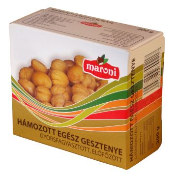 Gesztenye egész, hámozott, előfőzött 200g