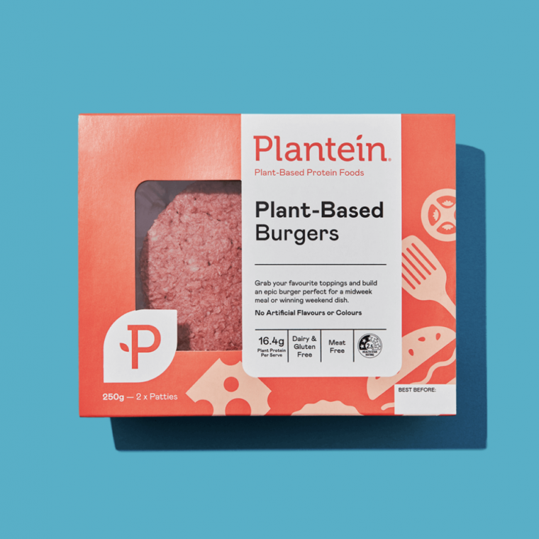 Plantein hamburger pogácsa 2x125g Vegán termék